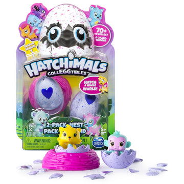 Hatchimals Colleggtibles Season 1 2-Pack + Nest