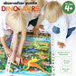 Banana Panda Dinosaur Puzzle For Kids - Large 60-Piece Observation Floor Puzzle With Seek And Find Activity - Includes Big Poster With Facts For Learning More About Dinosaurs - For Ages 4-8 Years