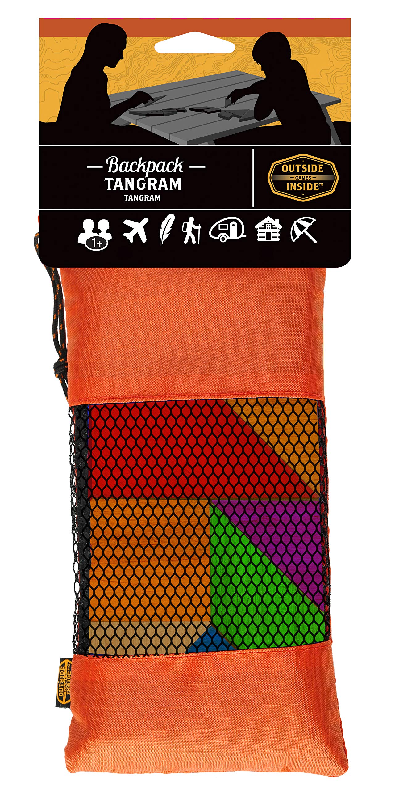 Outside Inside Backpack Tangram