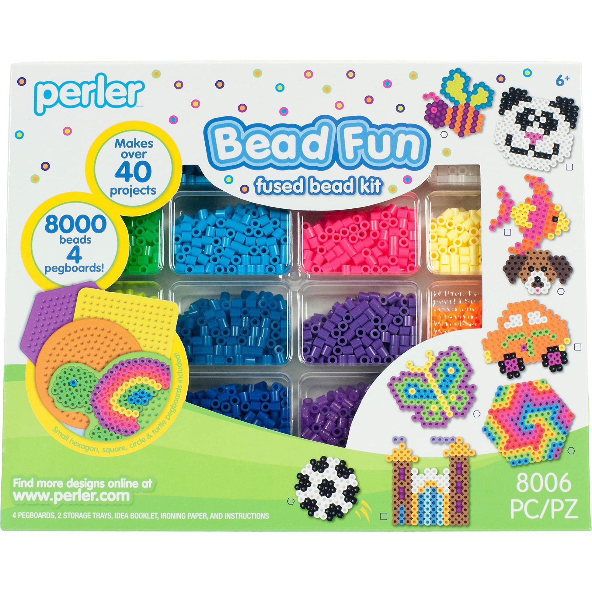 Storage Trays, 8000 beads + pegboards
