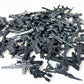 Brick Loot Mega Weapon Pack – 80 Battle-Ready Accessories for Lego Minifigures – Large, Black, ABS Plastic