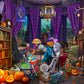 Halloween Fright Night 500 Pieces Jigsaw Puzzles For Adults,27'' X20'' Large Puzzle Halloween Decoration For Family Party Holida