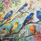 Cross & Glory - Birdsong In Bloom - 1000 Piece Jigsaw Puzzle For Adults | Audubon Birds | Perfect For Nature Lovers