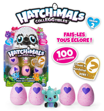 Hatchimals 6041338 'Season 2 Colleggtibles Plus Bonus Figure, Assorted,Pink,Purple