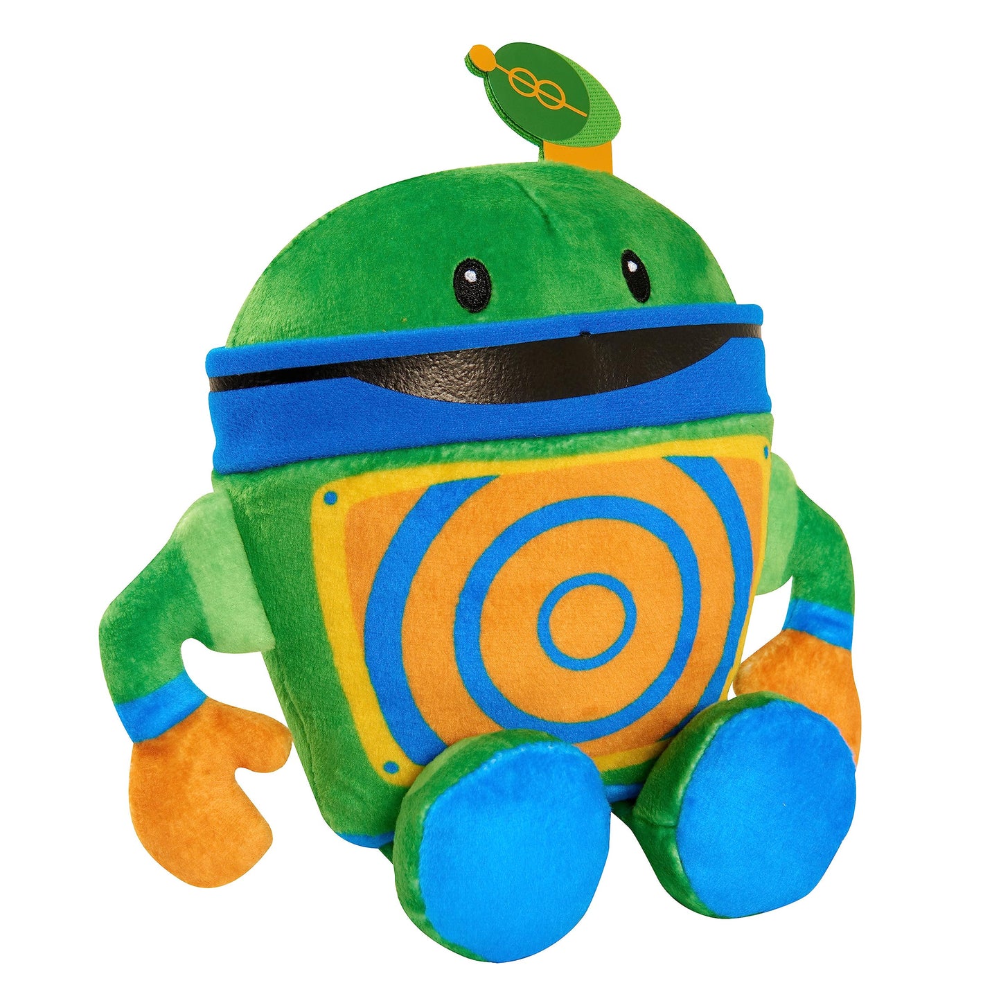 Just Play Team Umizoomi Beans Plush Toy, 7-inch Soft Fabric Bot, Multicolor, Kids Ages 3+ - Model 73803