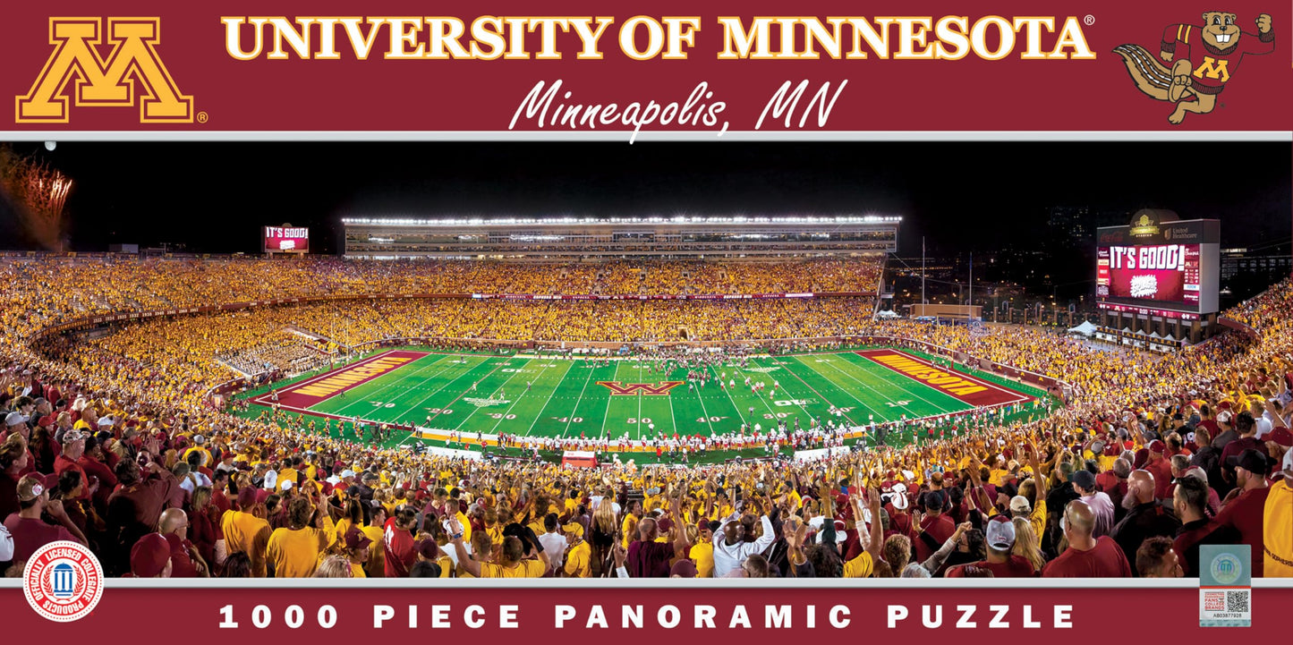 Minnesota 1000 Pc Pano 50 Yard Line