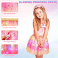Princess Dress Up For Girls, Toddler Toys For Ages 3-8, 3 Pcs Light Up Toddler Dress Up Clothes With Accessories, Kids Toys For