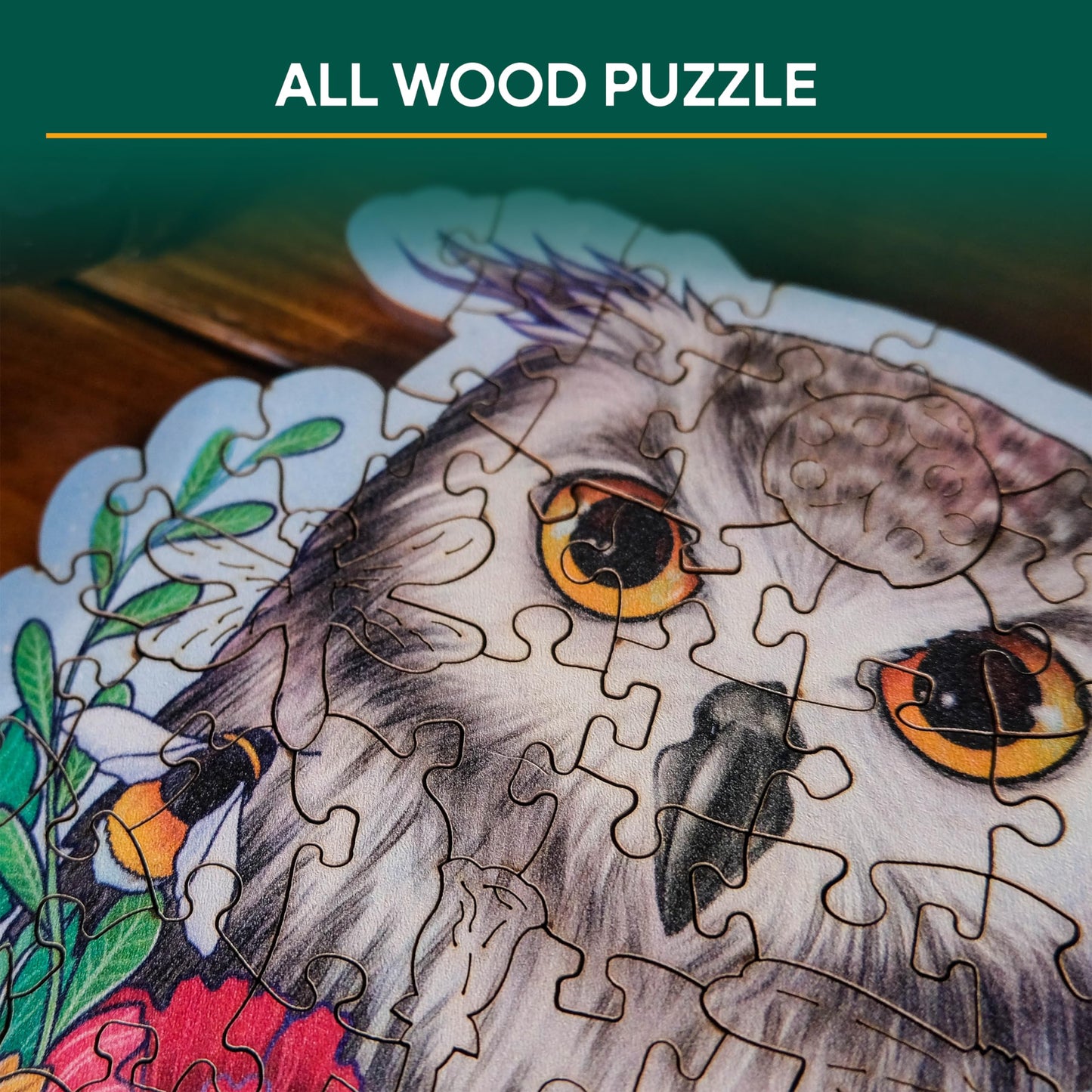 Ravensburger Mysterious Owl 150 Piece Wooden Jigsaw Puzzle - 17511 - For Adults And Kids For Age 10 Years Up