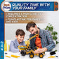 Rani Prize 4-In-1 Diy Construction Stem Toy: 603-Piece Excavator Building & Robotics Kit, Educational Engineering Playset For Boys & Girls 8-12, Quality Family Time Popular Gift With Storage Box