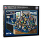 YouTheFan NFL Seattle Seahawks 500-Piece Puzzle - Cardboard, Team Colors, Model 2502199