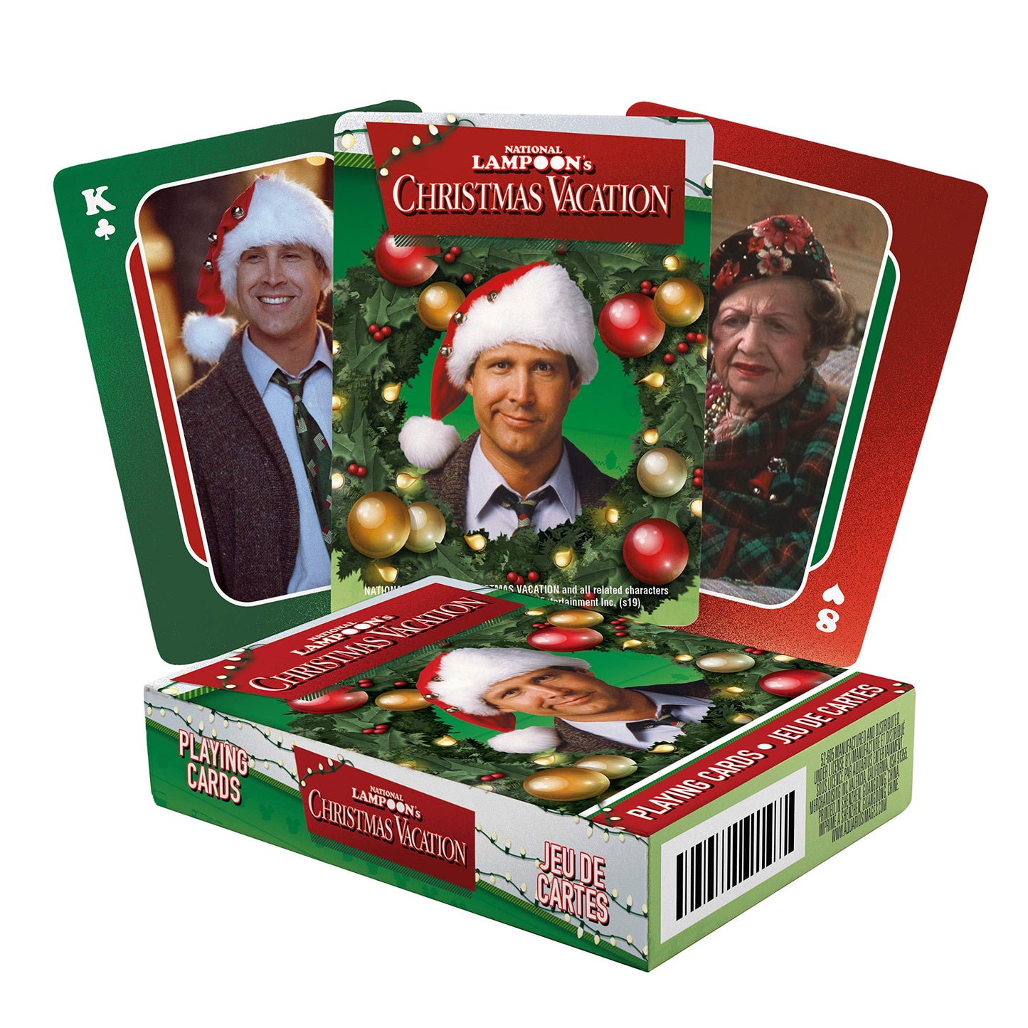 AQUARIUS Christmas Vacation Playing Cards - Themed Deck of Cards for Your Favorite Card Games - Officially Licensed National Lam