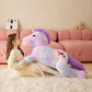 Tumyay Giant Unicorn Stuffed Animal Plush Soft Toy,43'' Large Unicorn Toys Jumbo Cute Big Size Huge Plushy Fluffy Fat Plushie,Bi