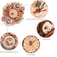 ROBOTIME 3D Wooden Puzzles for mature-themeds  Models for mature-themeds to Build Wooden Steampunk Clock Kit  DIY Mechanical Wall Quartz Aesthetic Room Decor Unique Gift