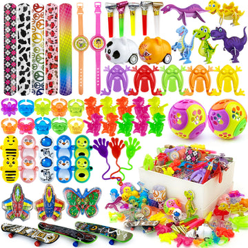 XIPEGPA 65PCS Party Favors Toy Assortment for Classroom Rewards Bulk Toys Birthday Party Toys Goodie Bag Filler Treasure Box Gif