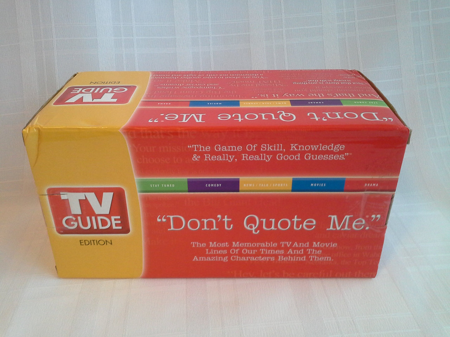 Don'T Quote Me.' Tv Guide Board Game