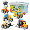 Play Brainy Magnetic Toy Cars Set For Boys And Girls - Brilliant Educational Toys For Toddlers And Preschoolers - Montessori Toy