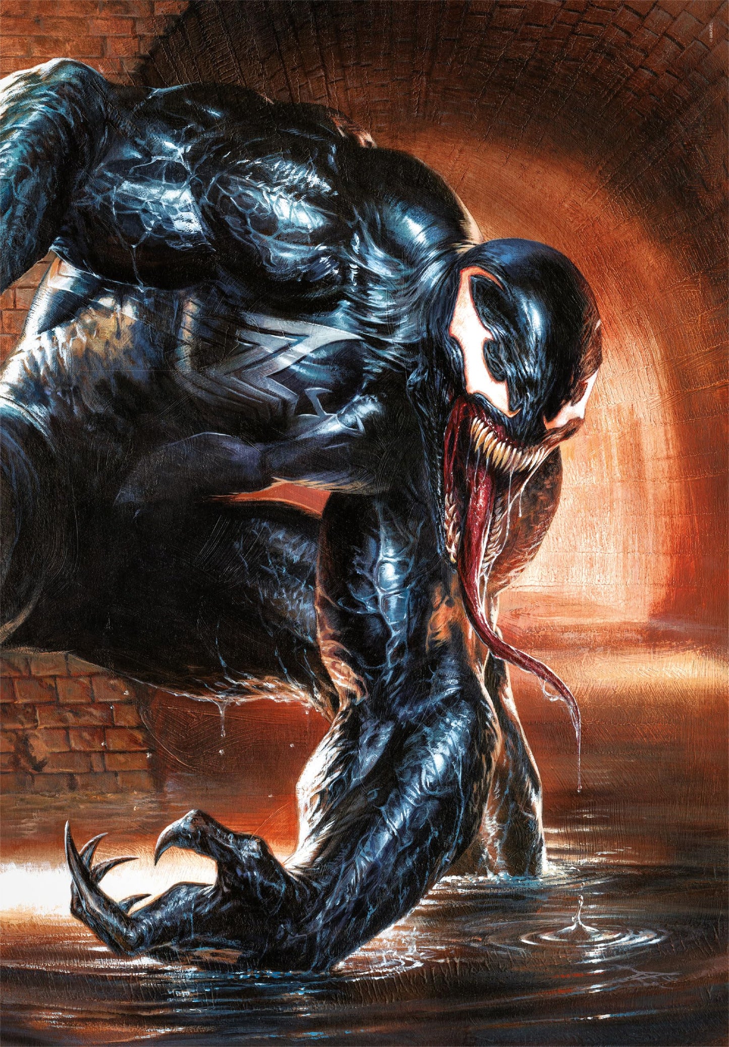 Clementoni Marvel Venom Puzzle - 1000 Pieces - Cardboard - Multi-coloured - Includes Poster - Model 39879 - Adult Jigsaw