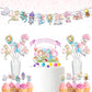 Dragons And Fairies Baby Shower Party Decoration Set, Dragon And Fairy Theme Party Supplies Bundle For Baby Shower.