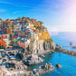 Webby Cinque Terre Wooden Jigsaw Puzzle For 14 Years And Above Boys & Girls, 1000 Pieces, Multicolor