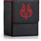 Zlca Card Deck Box For Mtg With 2 Dividers, Deck Storage Box Fits 100+ Single Sleeved, Pu Leather Tcg Case Holder For Magic Comm