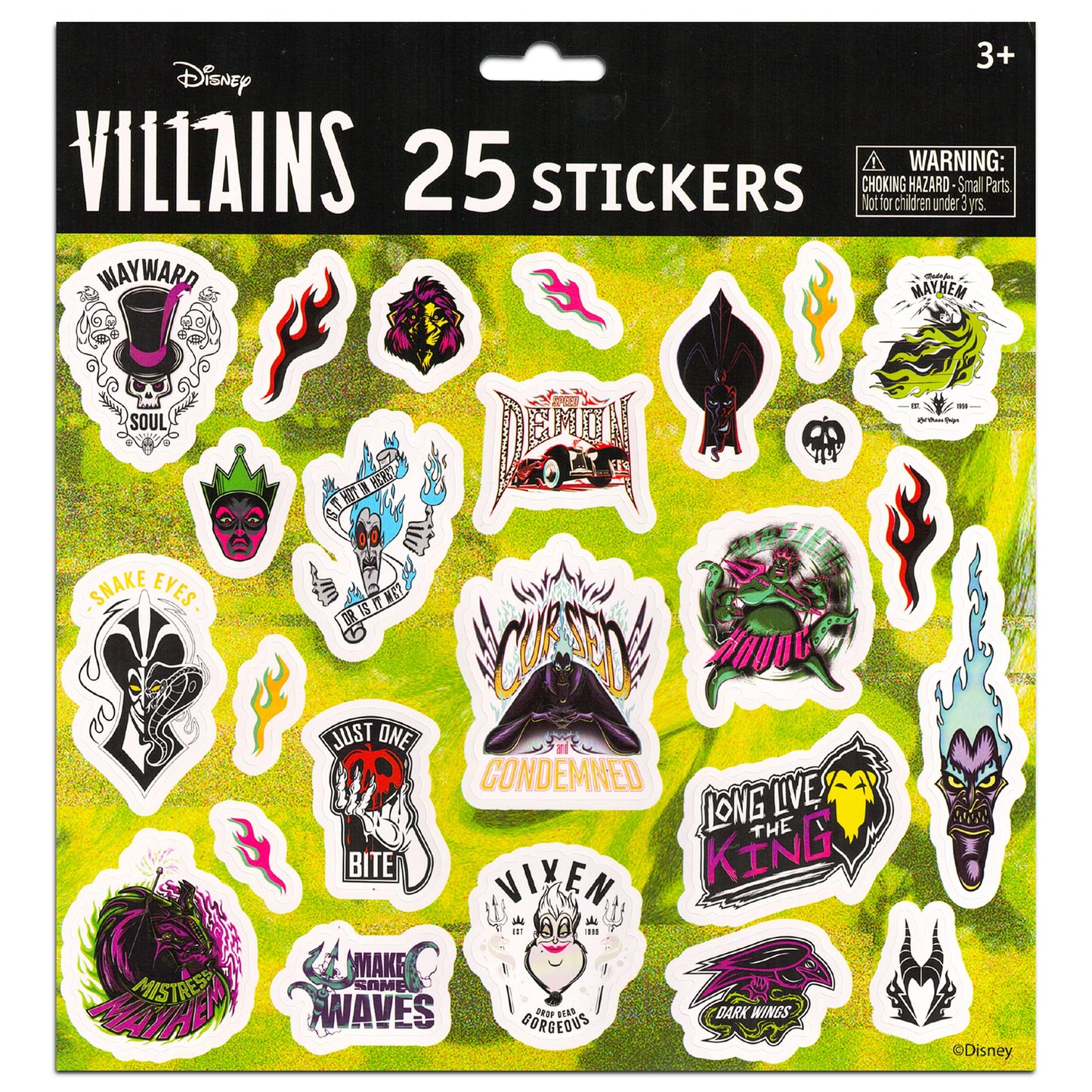 Disney Villains Coloring and Activity Book Set with Stickers