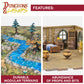 Dungeons & Lasers Fantasy Props Dnd Accessories Pack - 109 Piece Set Includes Miniature Elements And Bits For Tabletop Terrain A