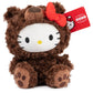 GUND Hello Kitty Philbin Teddy Bear Plush Toy, 10" Brown Stuffed Animal, Premium Plush for Ages 1 and Up, Model 6067449