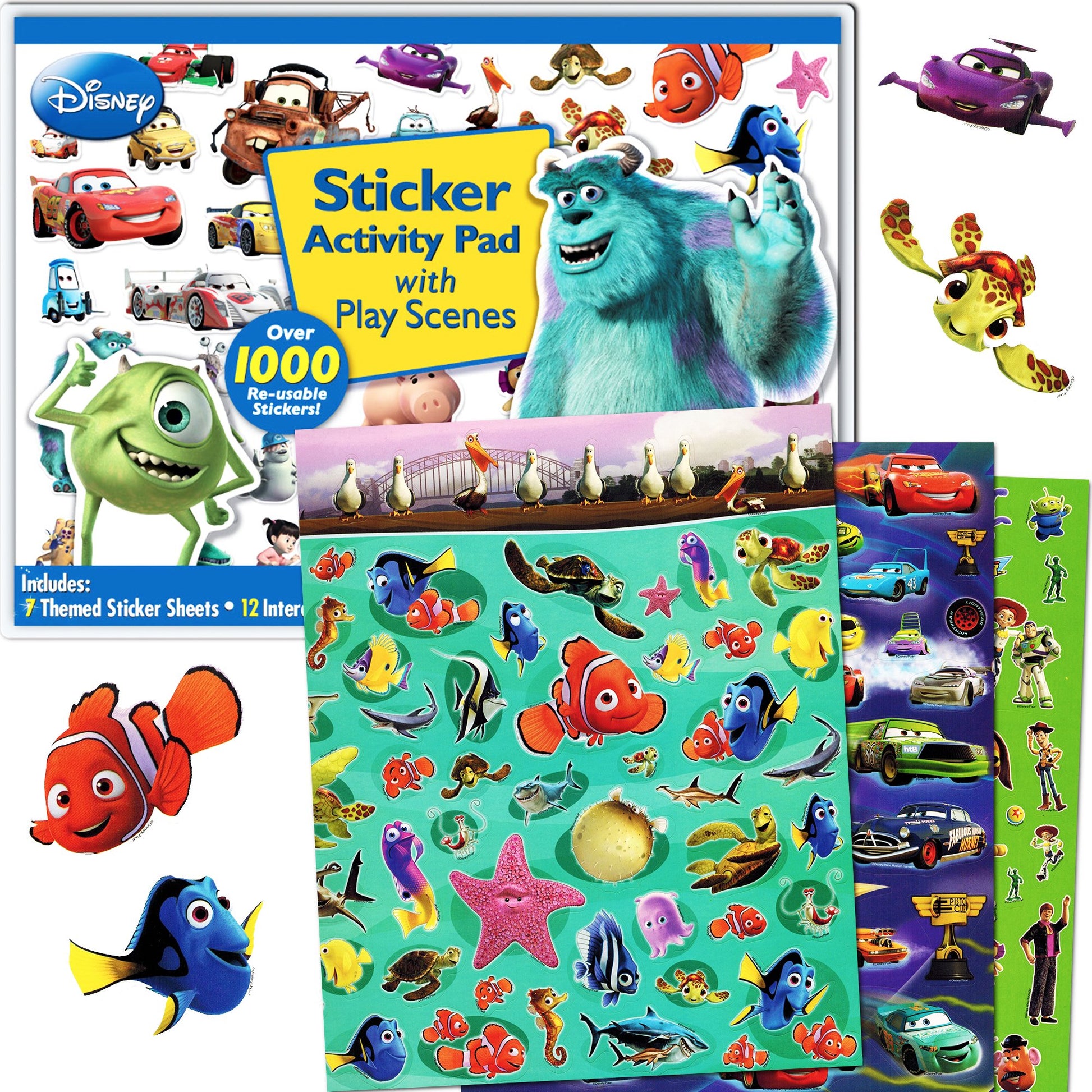 Bendon Disney Pixars Monsters Inc Ultimate Sticker Activity Pad