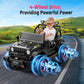 24V Ride on Truck Car 2 Seater Ride Kids Electric Car - 7Ah Large Battery Kids Electric Vehicles with Remote Control, 4WD 3 Spee