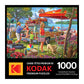 RoseArt 1000 Piece Jigsaw Puzzle - Kodak Premium Family Beach Vacation - Multi-colored Cardboard