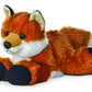 Aurora Adorable Mini Flopsie Foxxie Stuffed Animal - Playful Ease - Timeless Companions - Orange 8 Inches