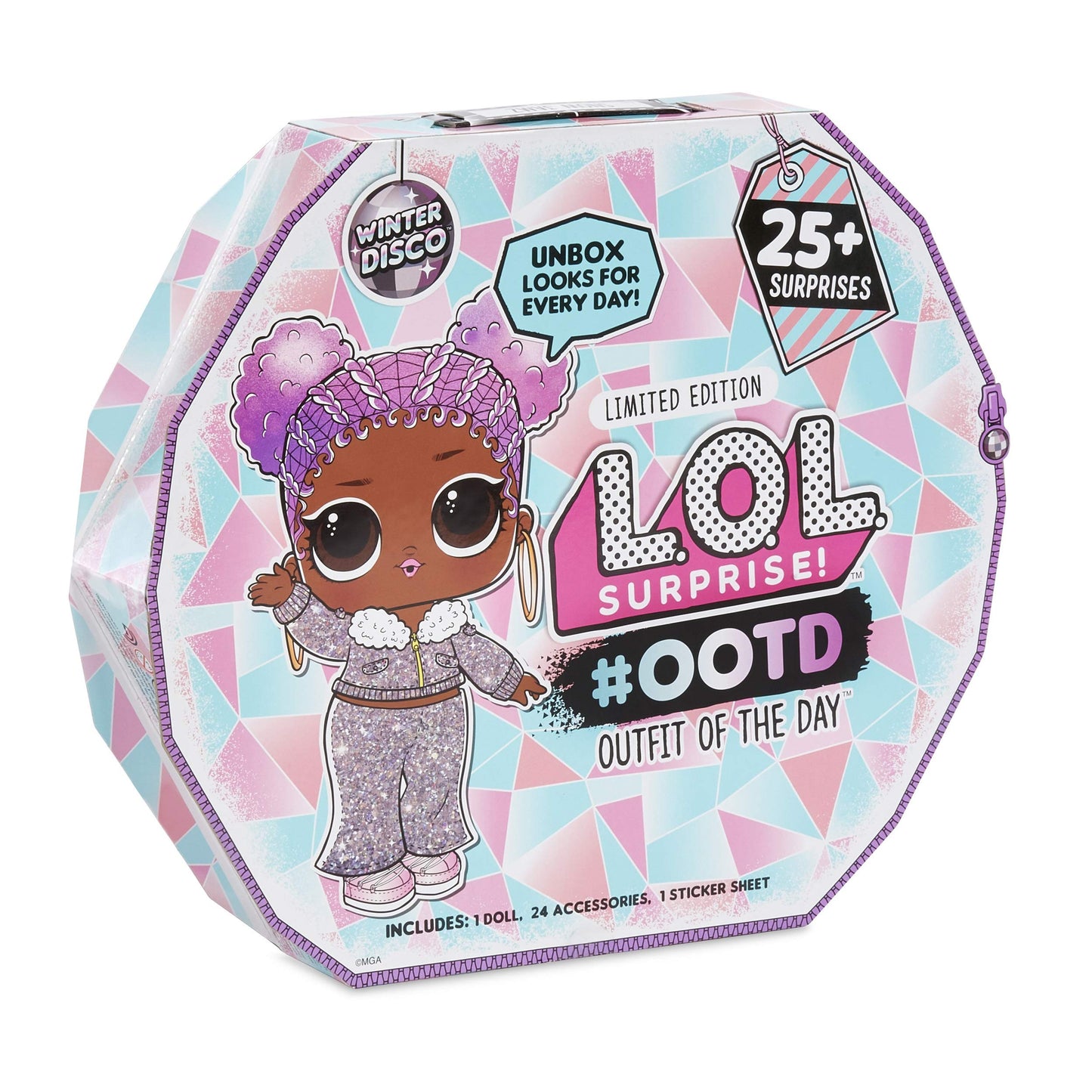 LOL Surprise OOTD Dolls Outfit Of The Day Winter Disco 25+ Surprises Gift Set For Girl Kids Fashion and Fun Outfit Shoes And Accessories | Great Christmas LOL Advent Calendar For Kids Ages 6+
