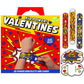 Peaceable Kingdom Valentines Cards - Set of 28 Slap Bracelets, Multicolor, Rubber, Model VPS62