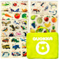 Quokka Toddler Puzzles Ages 2-4 In A Bag – 6 Montessori Wooden Puzzles For Toddlers 3-5 Year Old – Preschool Wood Game For Boys And Girls 4-6 – Gift For Learning Realistic Animals Fruits Vehicles
