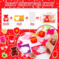 Octeric 28 Packs Valentines Day Gards With Mochi Squishy Toy, Kawaii Stress Relief Squeeze For Kids, Exchange Gifts Classroom Pr