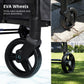 Momfann Stroller Wagon For Kids, Wagon Stroller Toddlers 2 Seaters, All-Terrain Baby Wagon Outdoor With Canopy, Parent Organizer