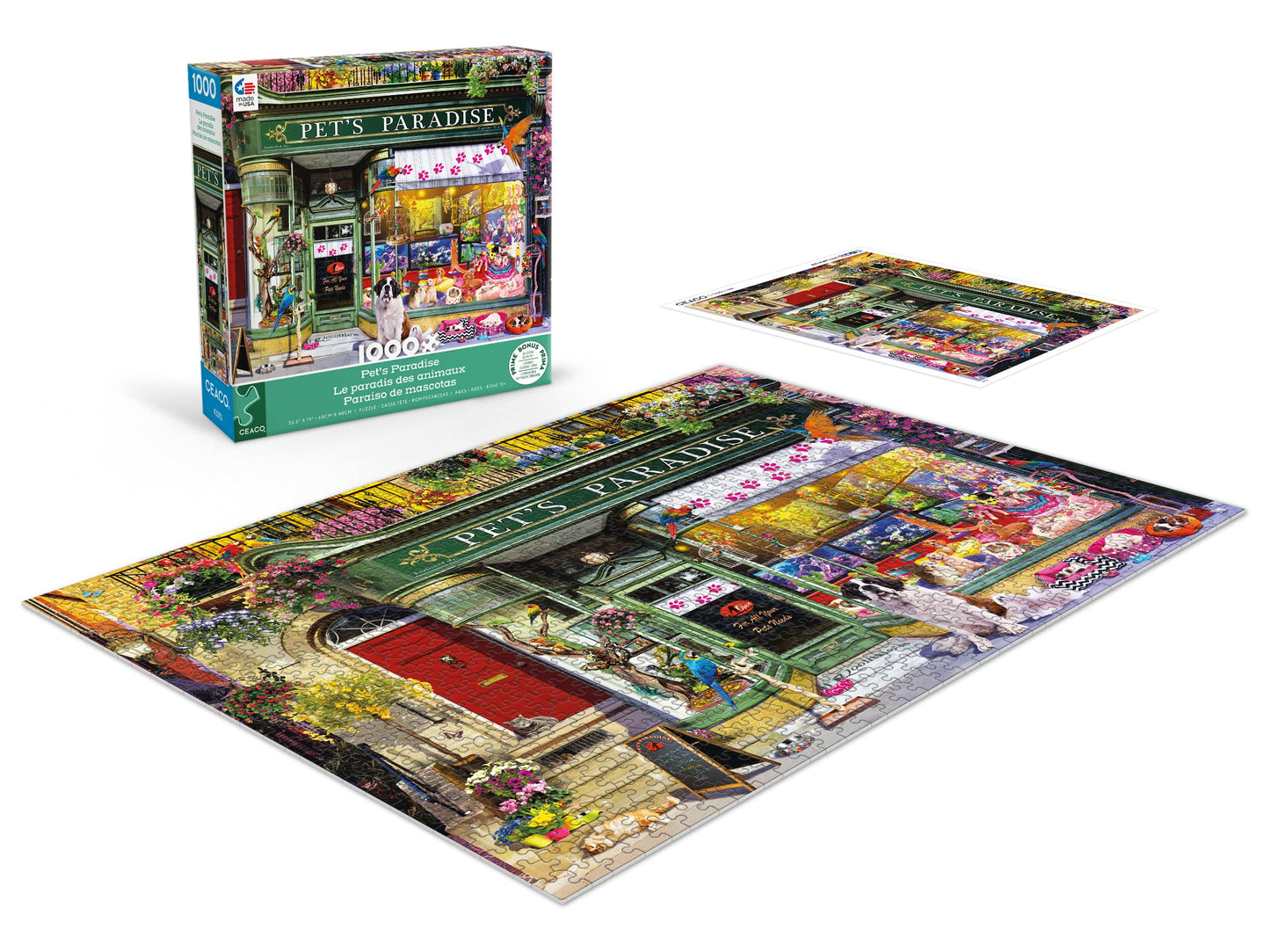 Ceaco - Shop Windows - Pet'S Paradise - 1000 Piece Jigsaw Puzzle
