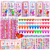 BAOXUE 24 Pack Valentines Day Gifts For Kids Classroom With Stationery Set, Valentines Day Cards For Kids School, Bulk Valentine