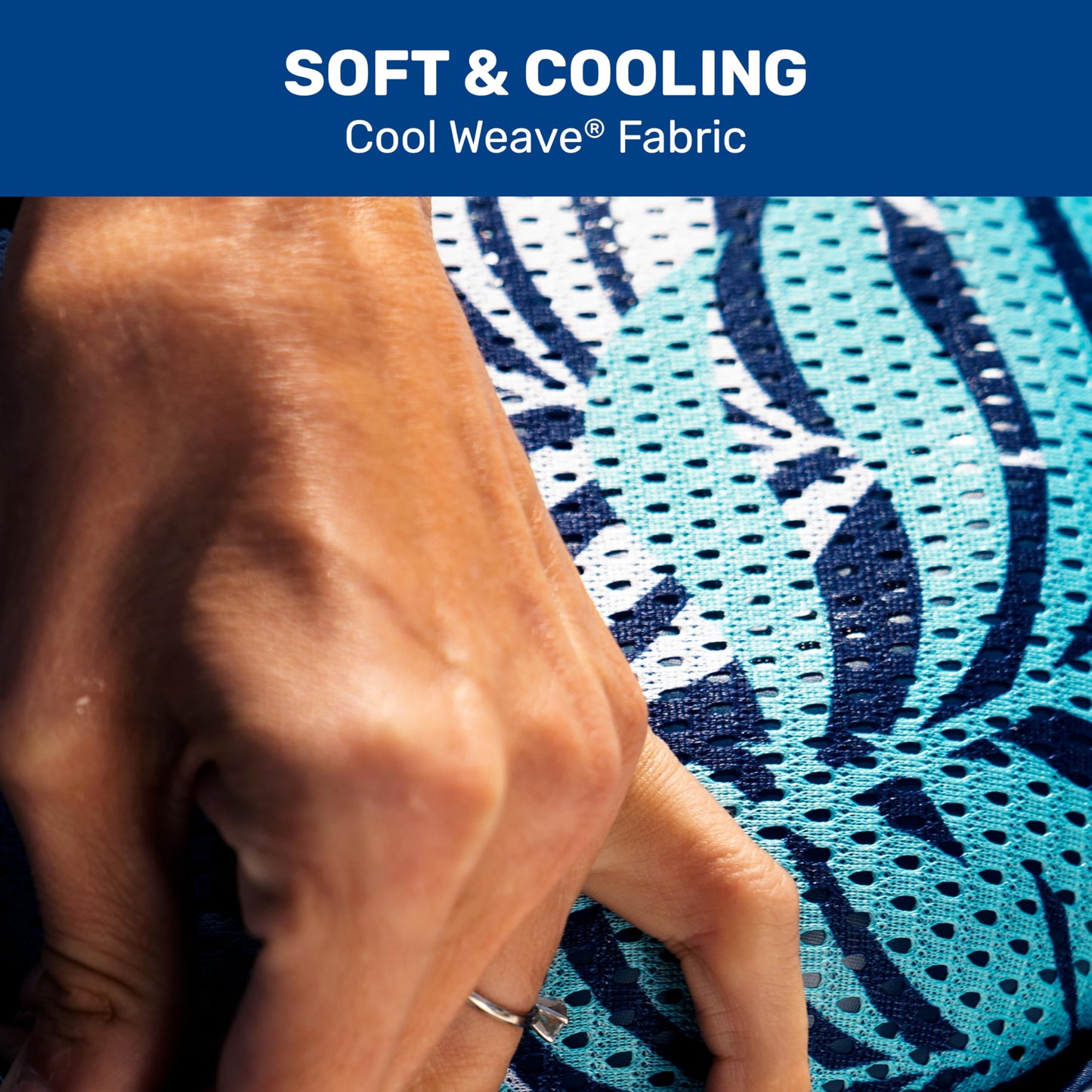 New Aqua Luxury Pool Noodle Chair Float With Adjustable Seat And Two Cup Holders – Blue Fern