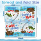Gone Fishing Napkin 40Pcs-Fishing Party Supplies Decoration Little Fisherman Themed Disposable Folded Birthday Summer Beach Part