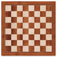 A&A 21.25' Professional Wooden Tournament Chess Board/Mahogany & Maple Inlaid / 2.25' Squares W/O Notation