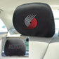 Fanmats - 14776 FANMATS NBA Portland Trail Blazers Polyester Head Rest Cover 10x13