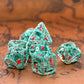 Metal Dice Set for DND and RPG - Imprisoned Dragon Core Design - Beautiful Stunning & Intricate Polyhedral Dice Set for D&D Dung