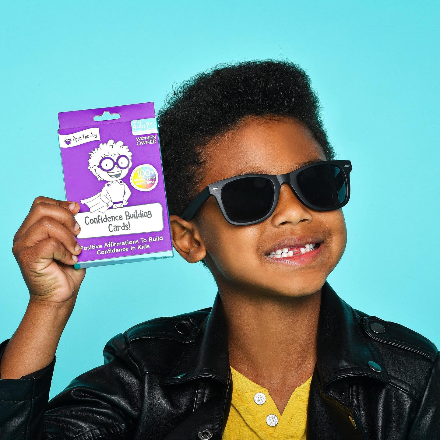 Open The Joy Confidence Builder Cards For Kids - Inspire Positive Attitude And Increase Emotional Intelligence - Ages 4-6+