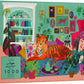 Elena Essex 1000 Piece Puzzle For Adults - Tiger Lounge/Puzzles For Adults 1000 Pieces/Plants Succulents Cat Puzzle/Puzzle 1000 Pieces/Puzzle Size 28 X 20 Inches