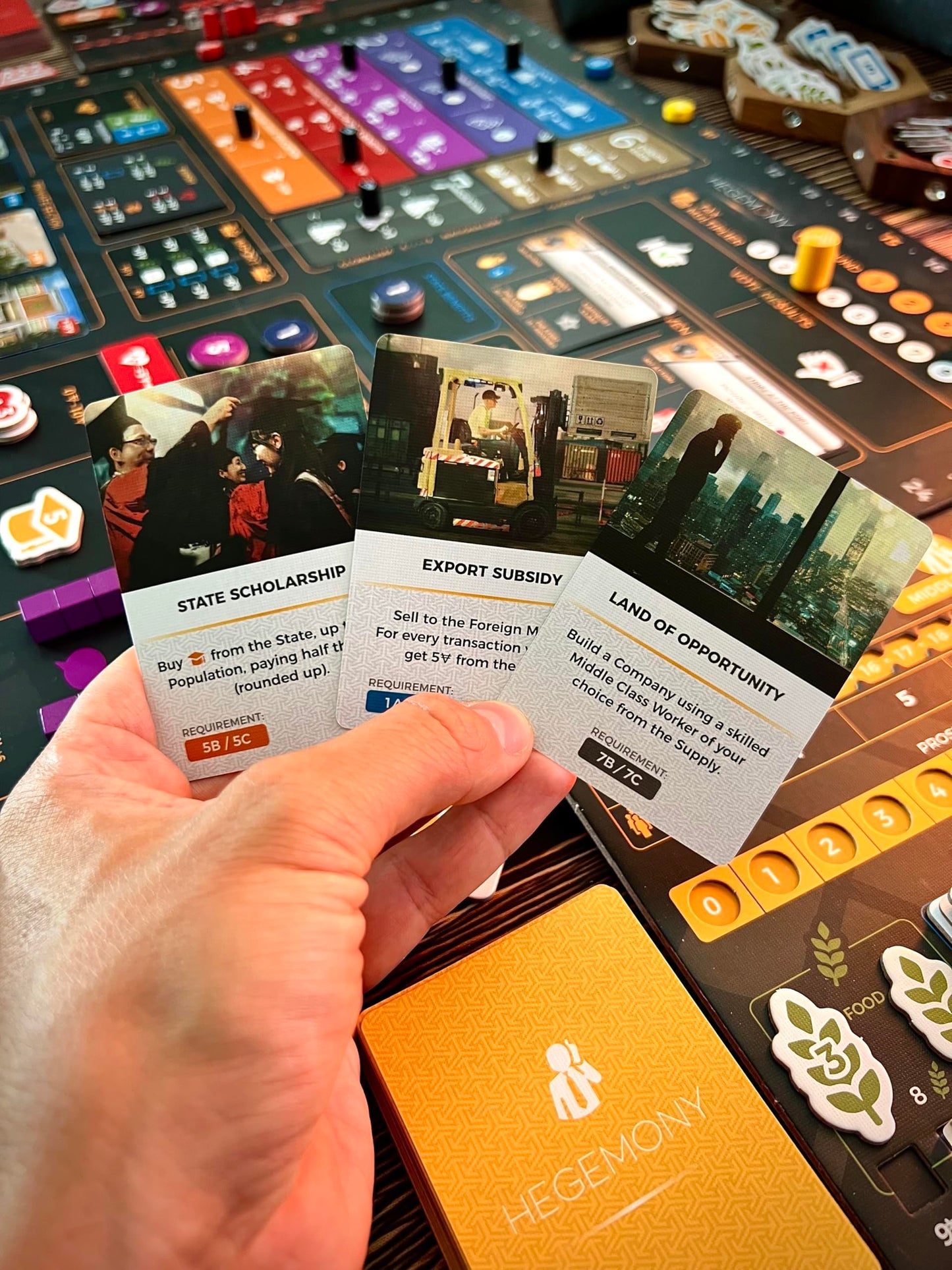 Hegemonic Project Games Hegemony - Asymmetric Card Driven Game, 11.81"x11.81"x3.94", Multi-Color, Ages 14+, 2-4 Players
