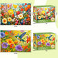 2 Pack Puzzles for mature-themeds 1000 Pieces - 1000 Piece Hard Puzzles for mature-themeds - Thick and Durable Hummingbirds and Flowers Jigsaw Puzzles for Family Fun Birthday Party Favors