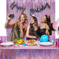 Greatril Pink Party Table Cloth Disposable Rectangle Tablecover For Birthdays Girls Princess Anniversary Celebration Tablecloth