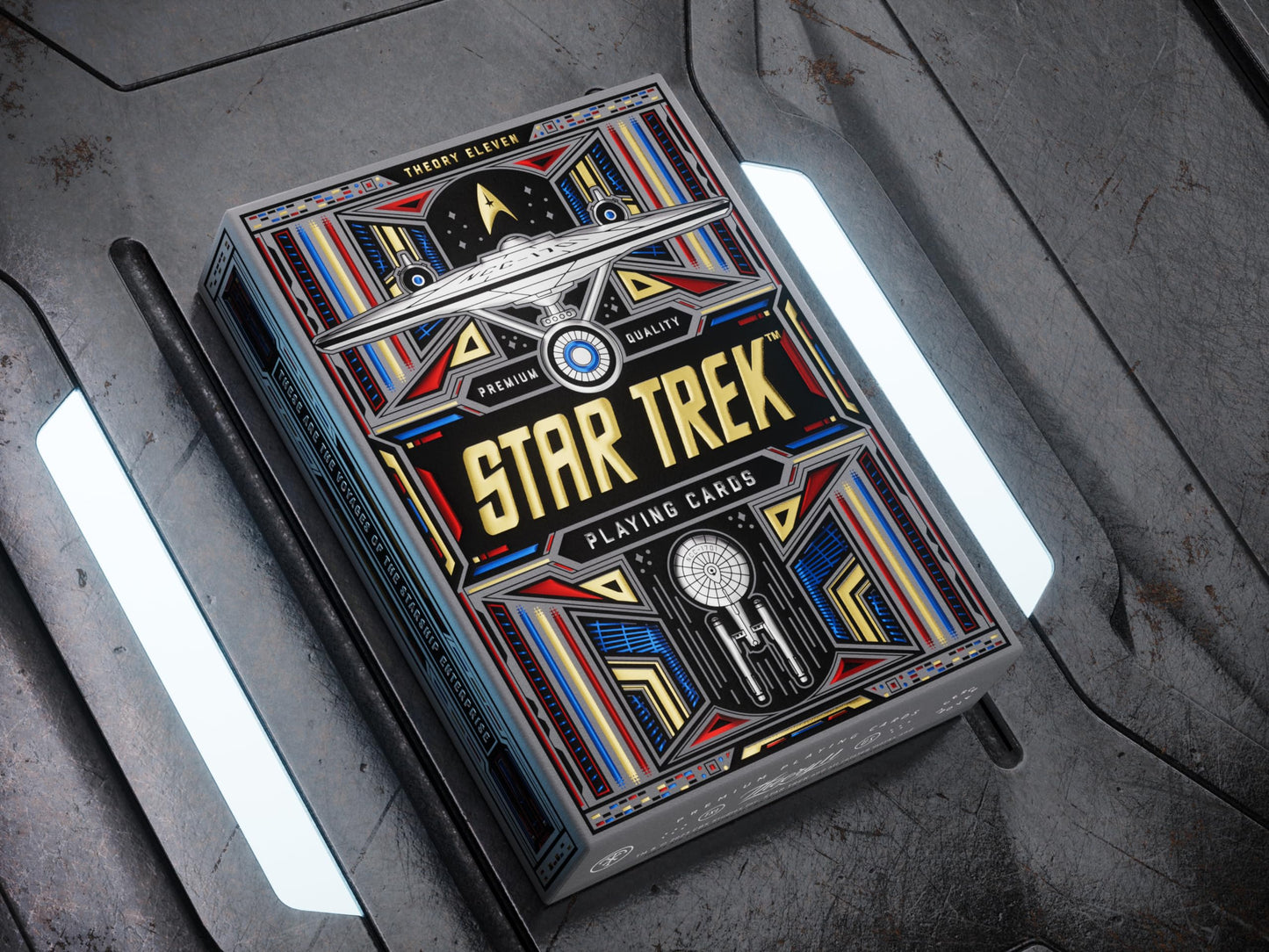 Theory11 Star Trek Light Premium Playing Cards, Poker Size Standard Index, Luxury Playing Cards