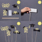 Gexolenu 16 Pcs Gold And Black Double-Sided 2024 Graduation Centerpieces For Tables, 2024 Table Toppers Party Centerpiece Sticks